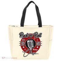 Sock Hop Clothes 50s Greaser Doo Wop Retro Rockabilly 1 Tote Bag thumb 0