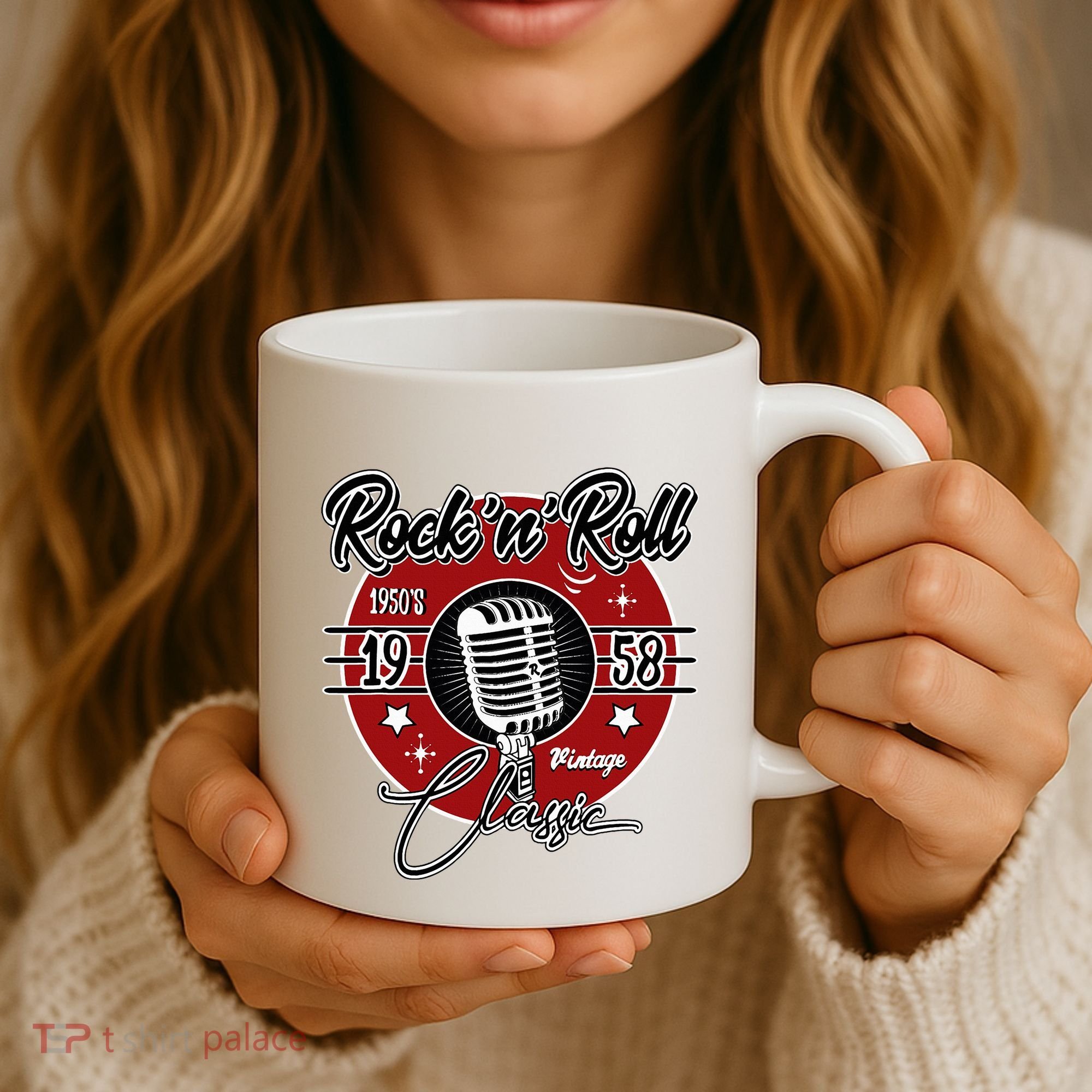 Sock Hop Clothes 50s Greaser Doo Wop Retro Rockabilly 1 Coffee Mug