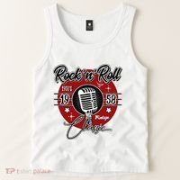 Sock Hop Clothes 50s Greaser Doo Wop Retro Rockabilly 1 Tank Top thumb 2