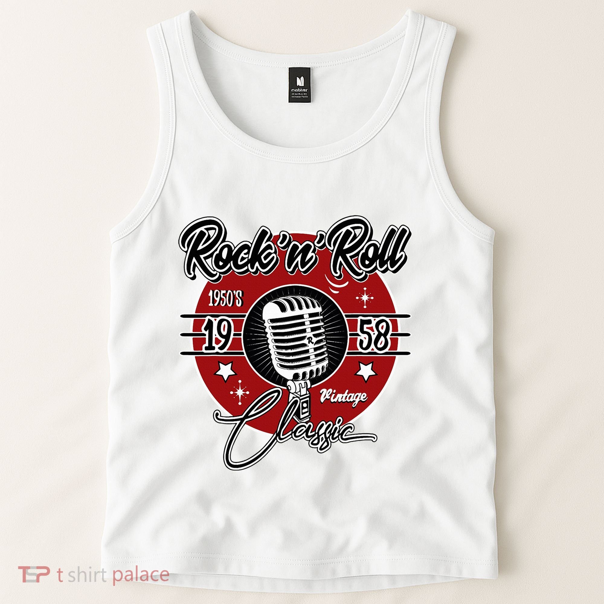 Sock Hop Clothes 50s Greaser Doo Wop Retro Rockabilly 1 Tank Top