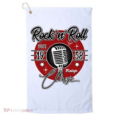 Sock Hop Clothes 50s Greaser Doo Wop Retro Rockabilly 1 Golf Towel