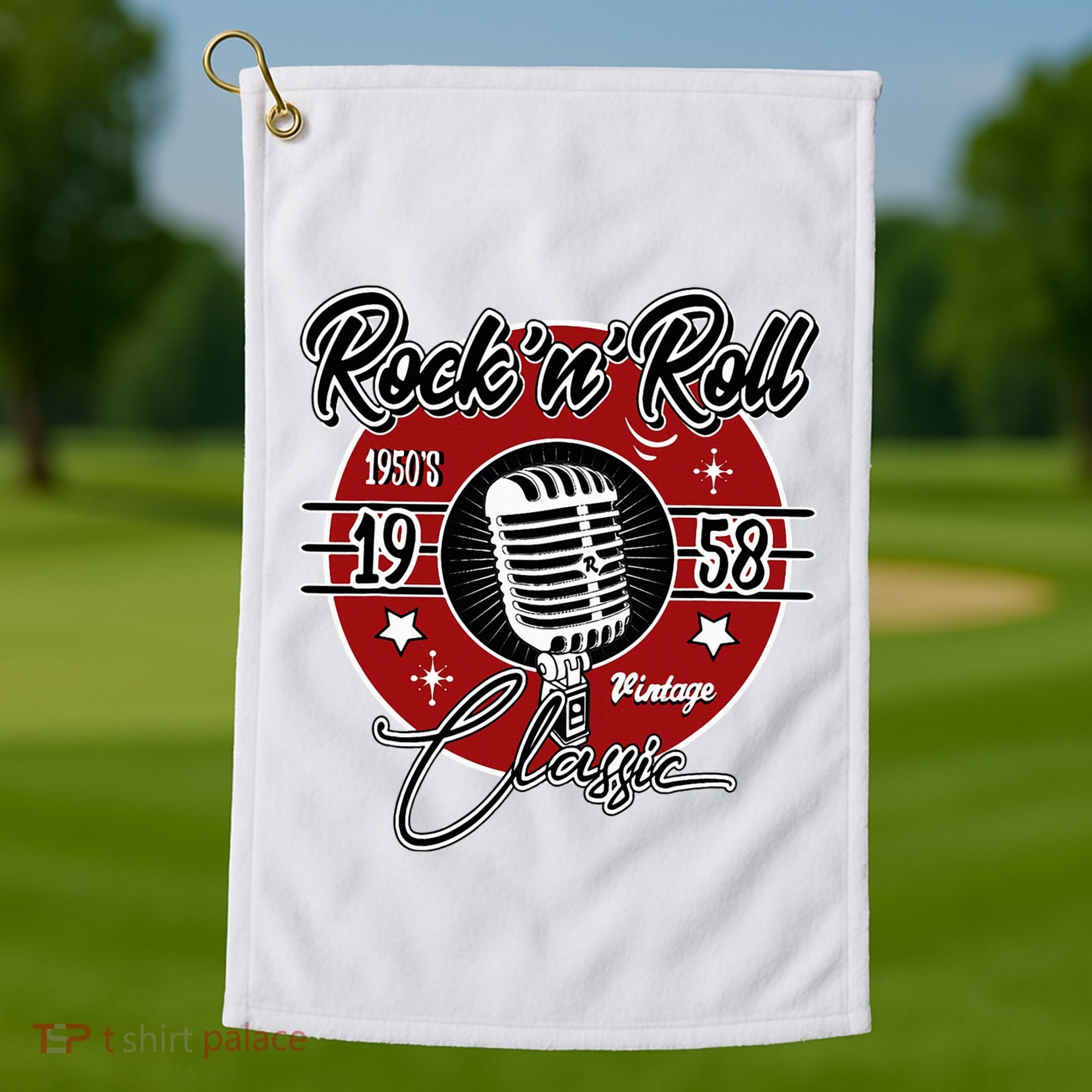 Sock Hop Clothes 50s Greaser Doo Wop Retro Rockabilly 1 Golf Towel