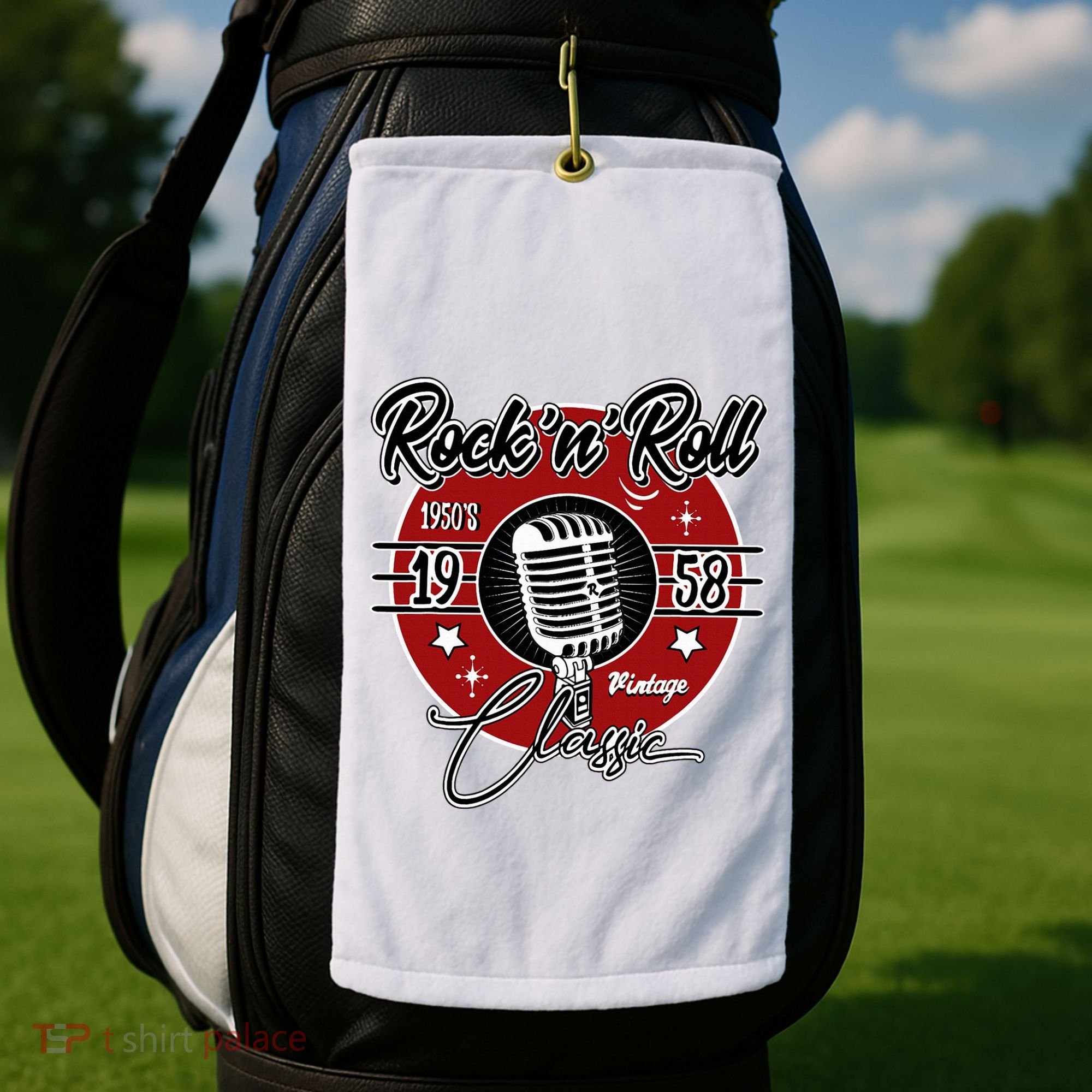 Sock Hop Clothes 50s Greaser Doo Wop Retro Rockabilly 1 Golf Towel