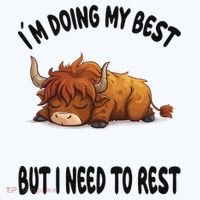 Scottish Highland Cow Sleep Pajamas Nightgown Long Sleeve Shirt thumb 2