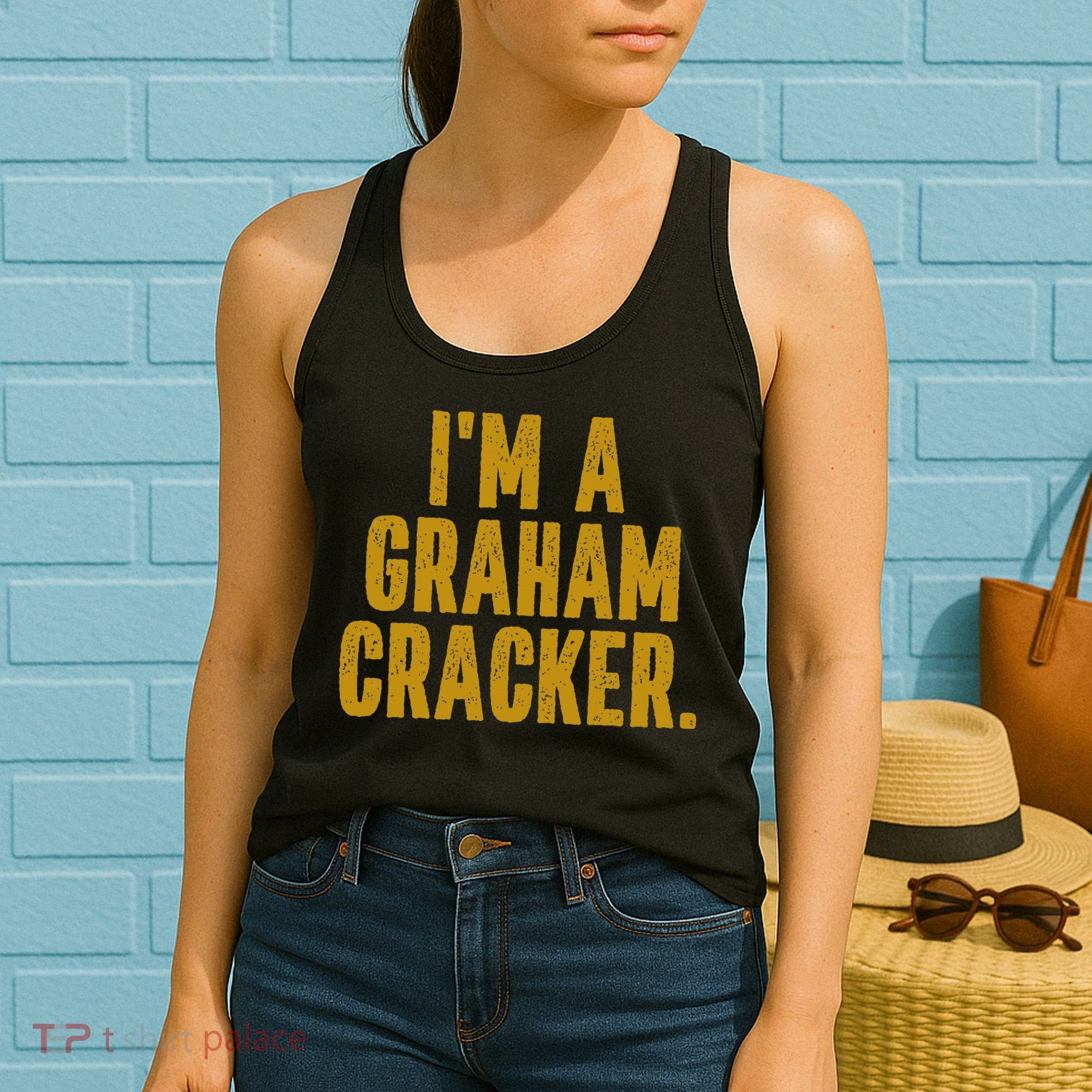 Smores Halloween Costume I'm A Graham Cracker Instant Lazy Halloween Costume Party Women's Tank Top