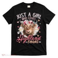 Scottish Highland Cow Just a  Who Loves Highland Cows T-Shirt thumb 0