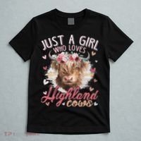 Scottish Highland Cow Just a  Who Loves Highland Cows T-Shirt thumb 5