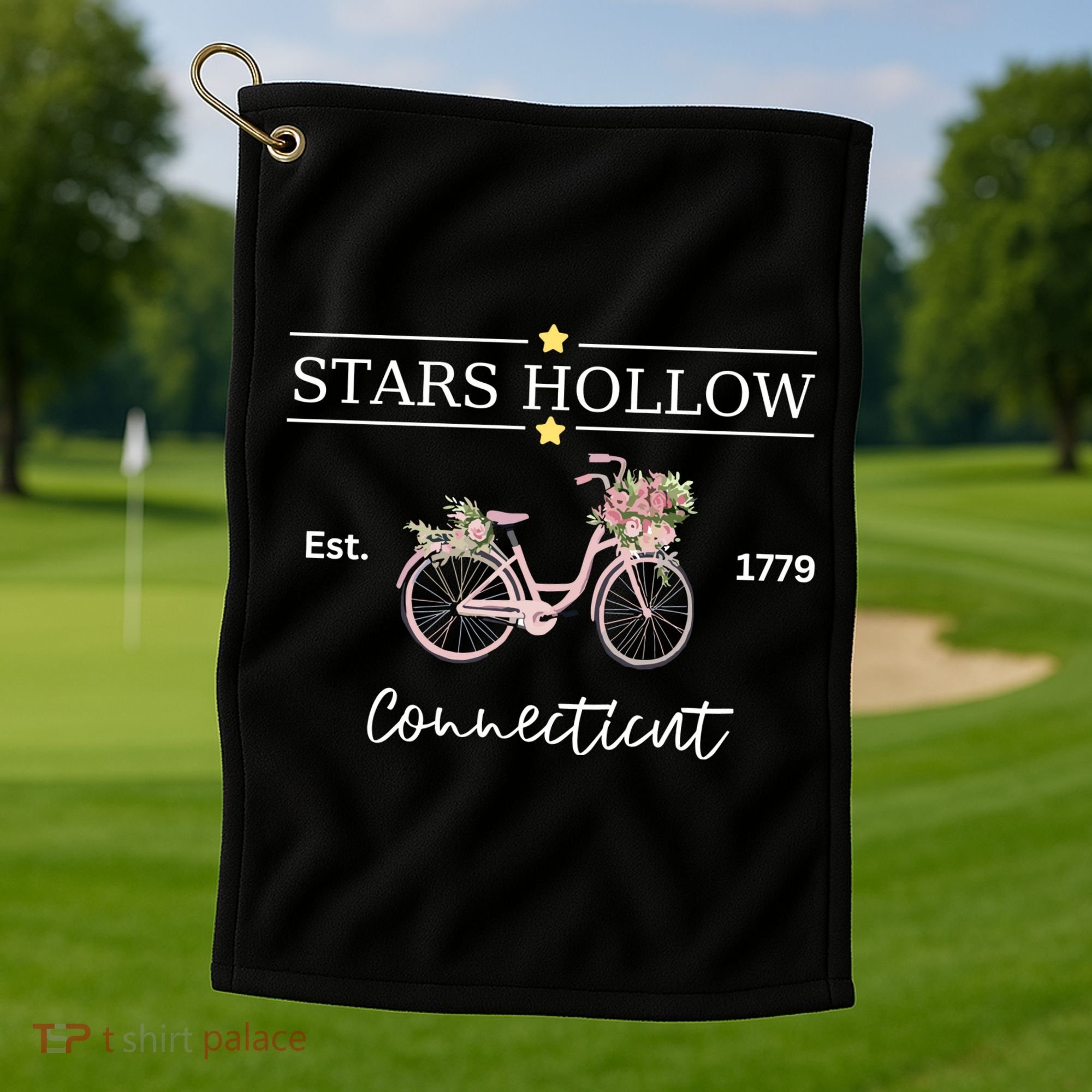 Stars Hollow Connecticut 1779 Golf Towel