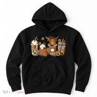Scottish Highland Cow Sunflower Fall Vibes Coffee Lover Hoodie thumb 0