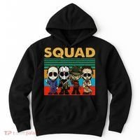 Squad Horror Character Horror Movies Fan Lover Halloween Hoodie thumb 0