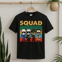 Squad Horror Character Horror Movies Fan Lover Halloween T-Shirt thumb 2