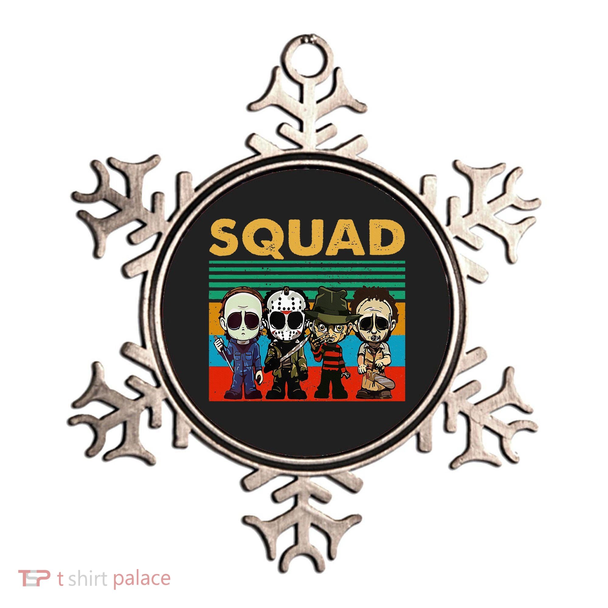 Squad Horror Character Horror Movies Fan Lover Halloween Ornament