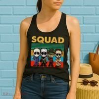 Squad Horror Character Horror Movies Fan Lover Halloween Women's Tank Top thumb 2