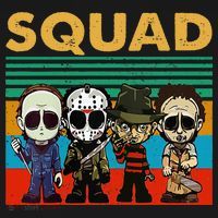 Squad Horror Character Horror Movies Fan Lover Halloween Women's T-Shirt thumb 6