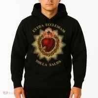 Roman Catholic Sacred Heart Conservative Gift Hoodie thumb 2