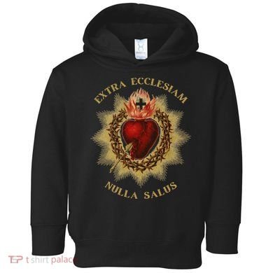 Roman Catholic Sacred Heart Conservative Gift Toddler Hoodie