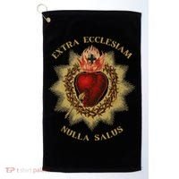 Roman Catholic Sacred Heart Conservative Gift Golf Towel thumb 0