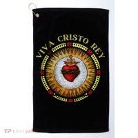 Sacred Heart Conservative Roman Catholic Gift Golf Towel thumb 0