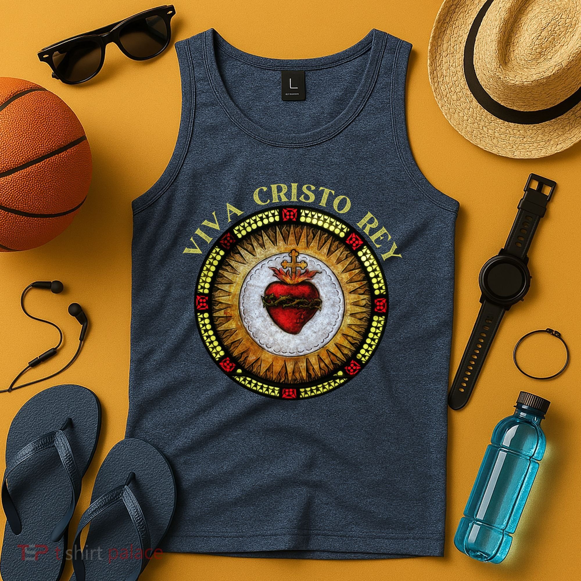 Sacred Heart Conservative Roman Catholic Gift Tank Top