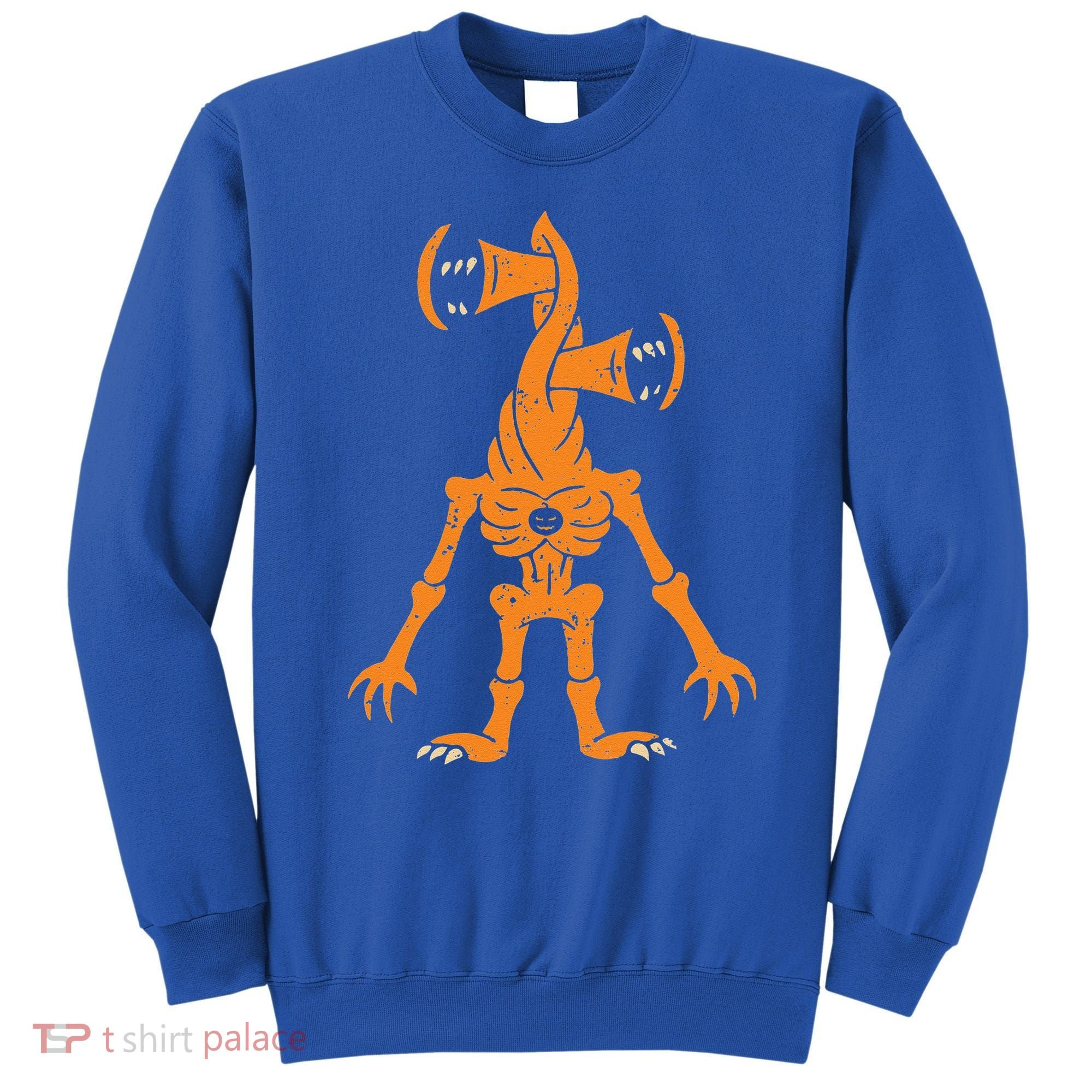 Sirenhead Halloween Costume Scary Horror Pumpkin Sweatshirt