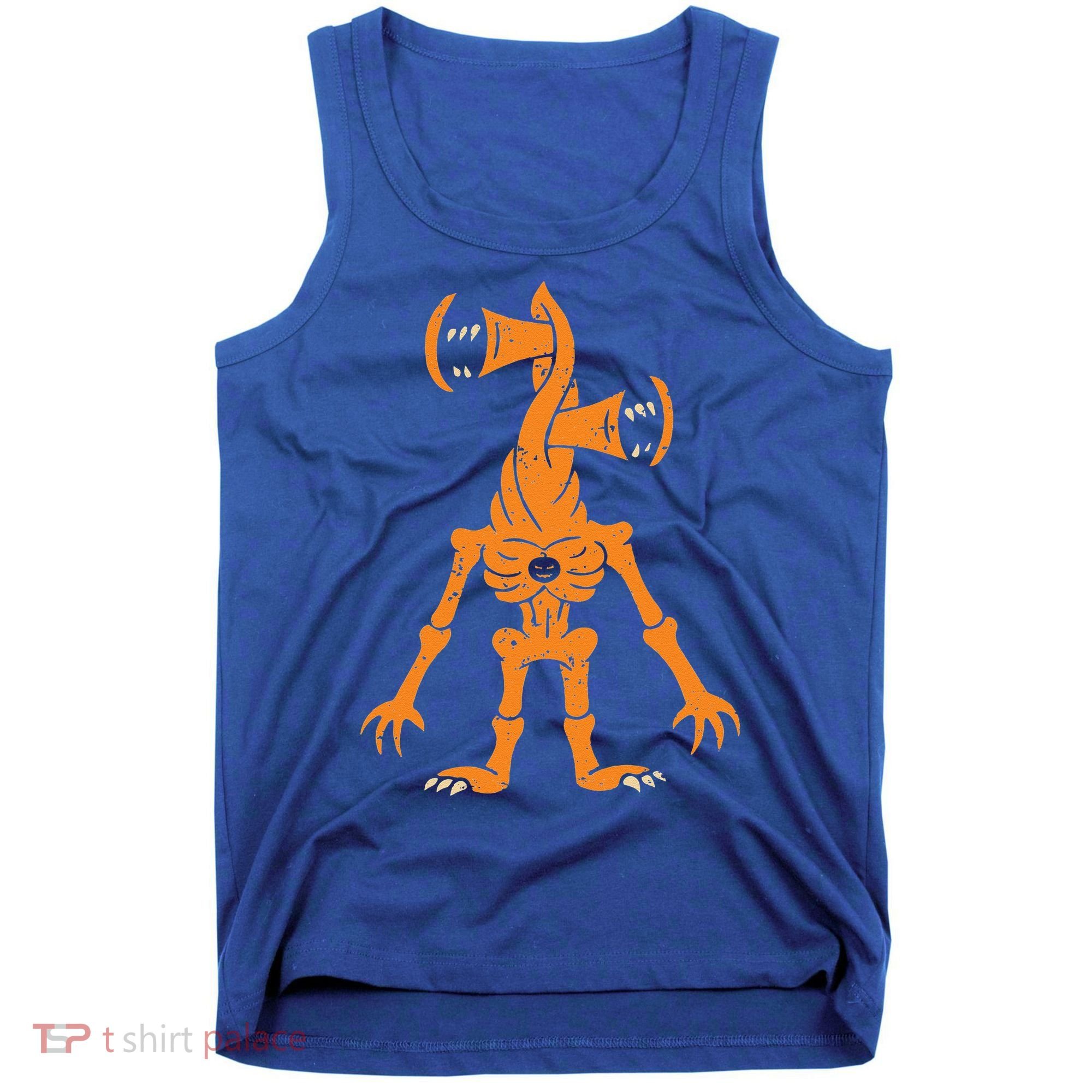 Sirenhead Halloween Costume Scary Horror Pumpkin Tank Top