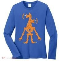 Sirenhead Halloween Costume Scary Horror Pumpkin Women's Long Sleeve Shirt thumb 0