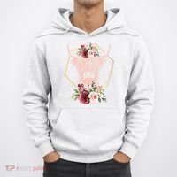 Scottish Highland Cow Cattle Hairy Cow Flowers Woman (1) Hoodie thumb 0