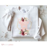 Scottish Highland Cow Cattle Hairy Cow Flowers Woman (1) Sweatshirt thumb 2