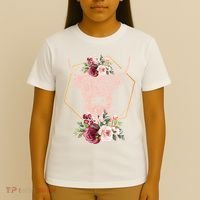 Scottish Highland Cow Cattle Hairy Cow Flowers Woman (1) T-Shirt thumb 4
