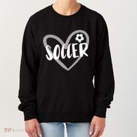 Soccer Heart Cool Gift Women's Sweatshirt thumb 0