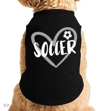 Soccer Heart Cool Gift Doggie Tank