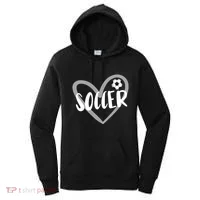 Soccer Heart Cool Gift Women's Hoodie thumb 0