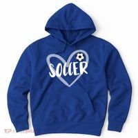 Soccer Heart Cool Gift Hoodie thumb 0