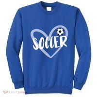 Soccer Heart Cool Gift Sweatshirt thumb 0