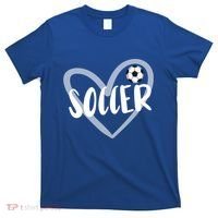 Soccer Heart Cool Gift T-Shirt thumb 0