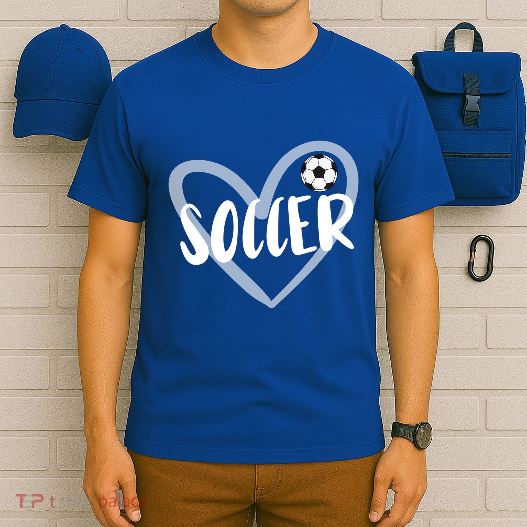 Soccer Heart Cool Gift T-Shirt