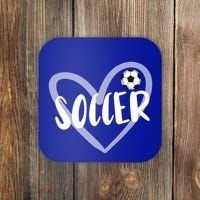 Soccer Heart Cool Gift Coaster thumb 0