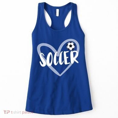 Soccer Heart Cool Gift Women's Tank Top