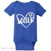 Soccer Heart Cool Gift Baby Bodysuit thumb 0