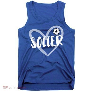 Soccer Heart Cool Gift Tank Top