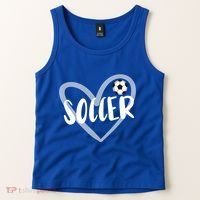 Soccer Heart Cool Gift Tank Top thumb 2