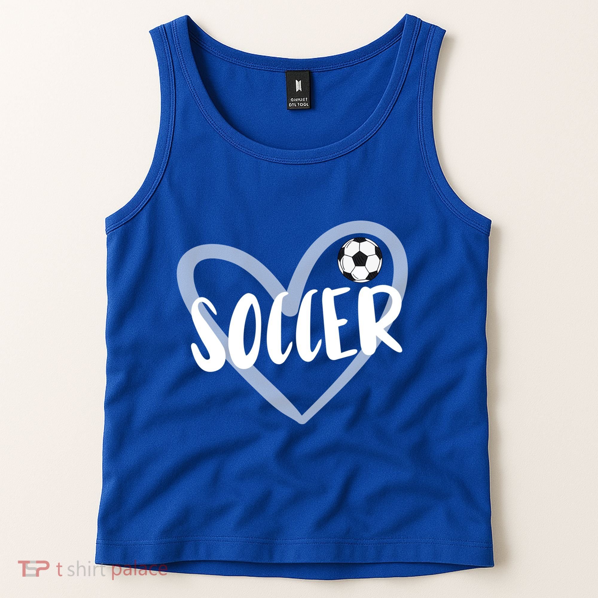 Soccer Heart Cool Gift Tank Top