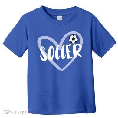 Soccer Heart Cool Gift Toddler T-Shirt