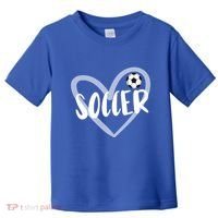 Soccer Heart Cool Gift Toddler T-Shirt thumb 0