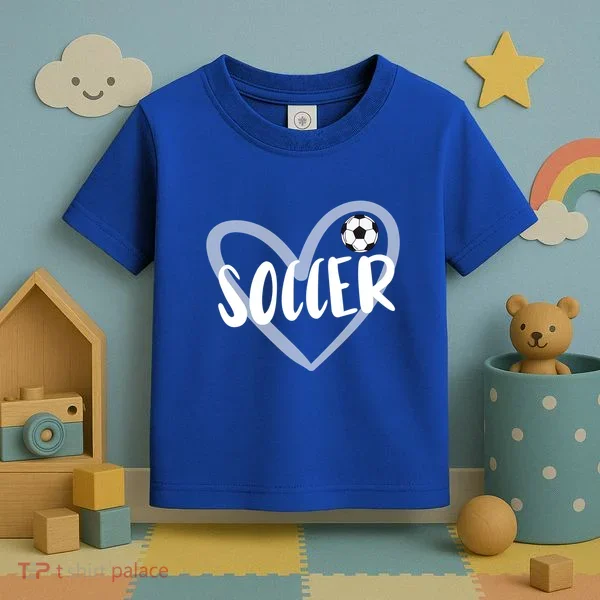 Soccer Heart Cool Gift Toddler T-Shirt