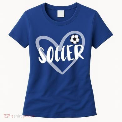 Soccer Heart Cool Gift Women's T-Shirt