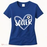 Soccer Heart Cool Gift Women's T-Shirt thumb 0