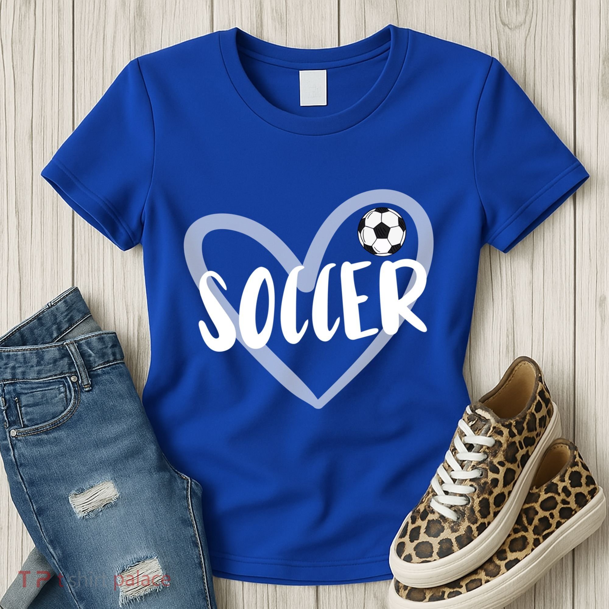 Soccer Heart Cool Gift Women's T-Shirt