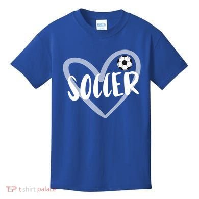 Soccer Heart Cool Gift Kids T-Shirt