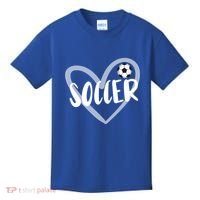 Soccer Heart Cool Gift Kids T-Shirt thumb 0